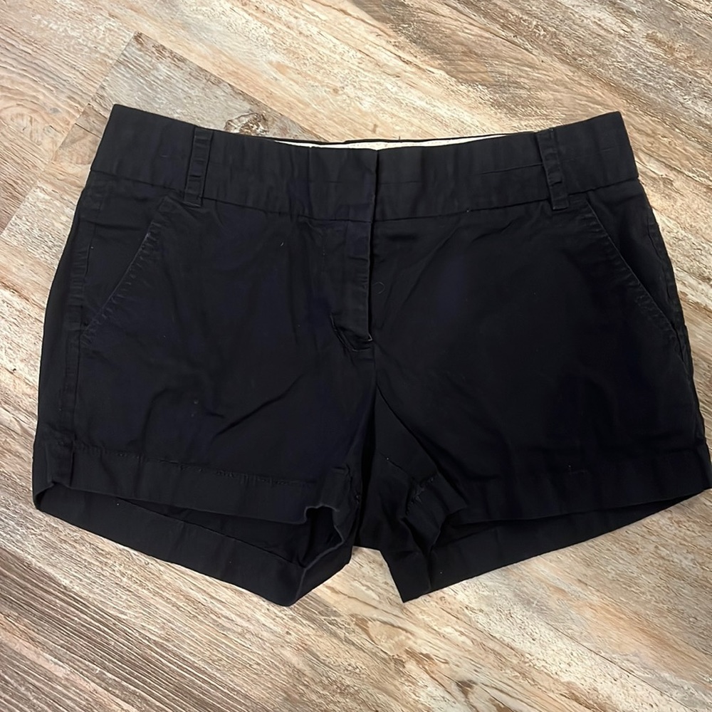 j Crew Broken-In Shorts Navy Blue sz 2